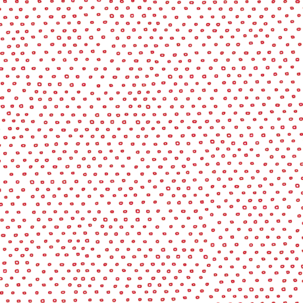 Pixie Square Dot Blender by Ink & Arrow Fabrics - Square Dot in White and Red (24299-ZR)