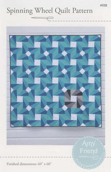 Pattern - Spinning Wheel Quilt Pattern by Amy Friend