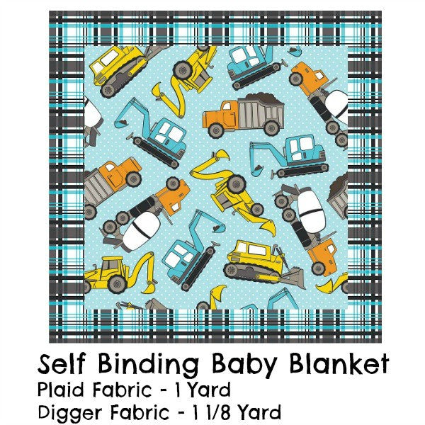 Self Binding Baby Blanket Kit