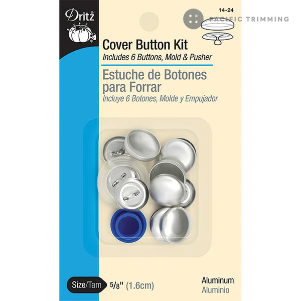 Cover Button Kit - 5/8 inch (14-24)