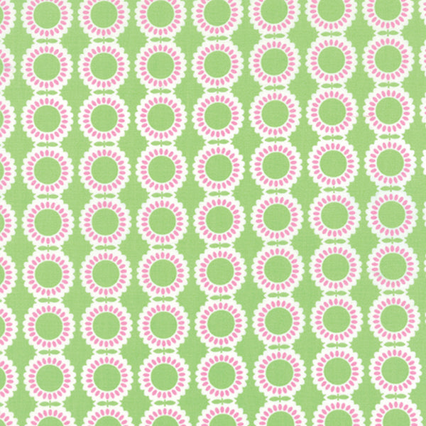 Grow! by Me and My Sister Designs - Green pink circles (22278 17)