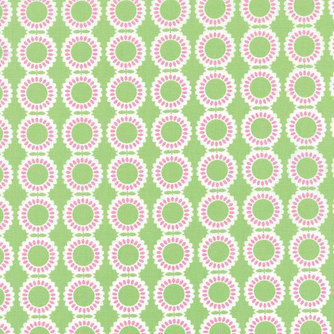 Grow! by Me and My Sister Designs - Green pink circles (22278 17)