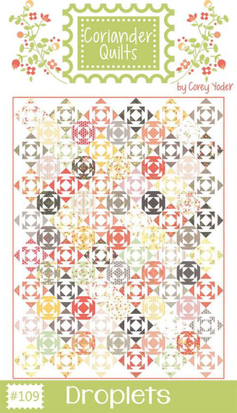 Pattern - Droplets by Coriander Quilts (CQ109)