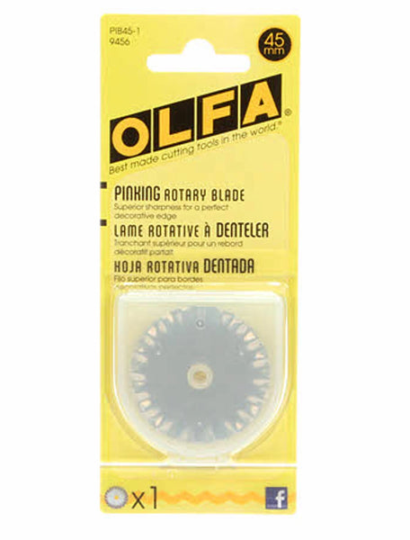 Olfa Rotary Blades - Pinking -  1 Ct (PIB45-1)