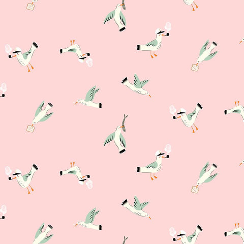 Seafarer by Dear Stella -Seagulls Blush (DFG2715)
