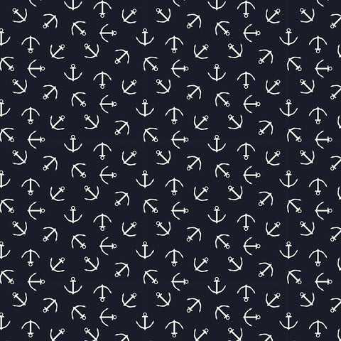 Seafarer by Dear Stella - Anchors Navy (DFG2717)