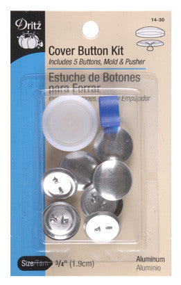 Cover Button Kit - 3/4 inch (14-30)