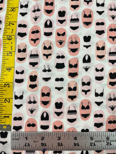 Ooh La La  by Ink & Arrow for QT Fabrics - Paired Undies (1649-24412-LTP)