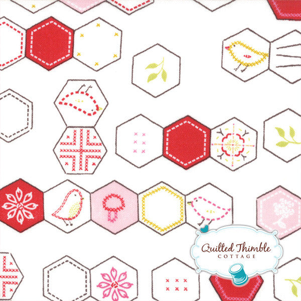 Sew Stitchy by Aneela Hoey - Cotton Hexagons (18542-11)