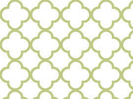 Special Delivery by Studio 8 - Quatrefoil Sage (23017-H)