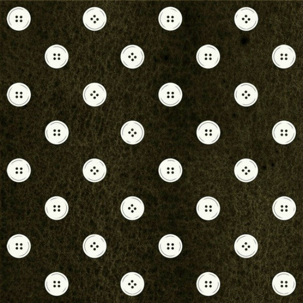 Letter Stitch by Janet Wecker-Frisch - Polka Buttons in Black (24059-J)