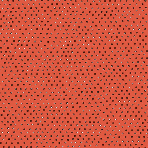 Pixie Square Dot Blender by Ink & Arrow Fabrics - Square Dot in Tomato (24299-O)