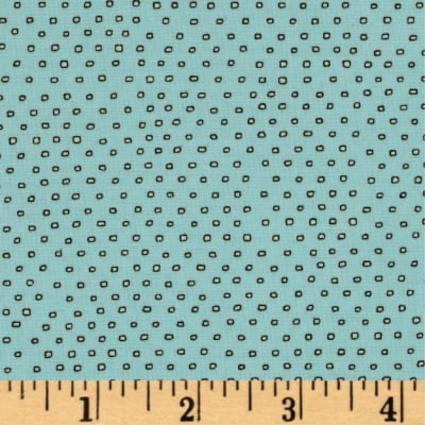 Pixie Square Dot Blender by Ink & Arrow Fabrics - Square Dot in Aqua (24299-QH)
