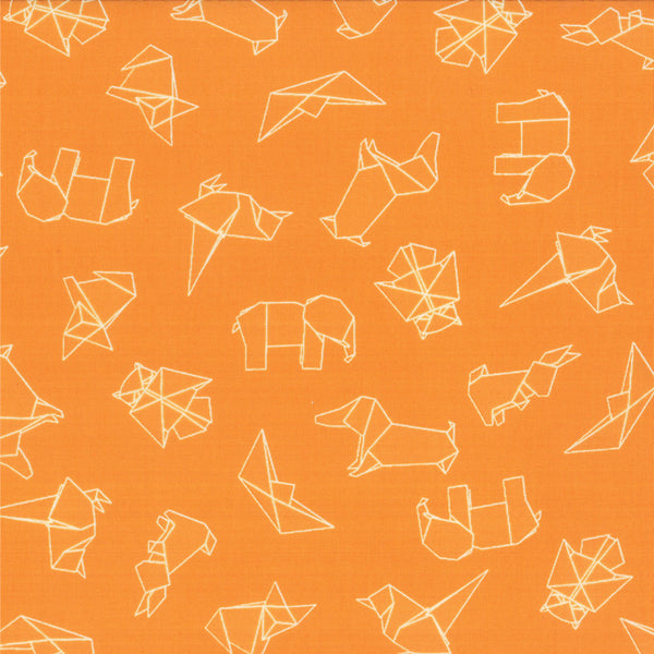 Mixed Bag by Studio M - Origami Orange BRUSHED COTTON (32861-22B)