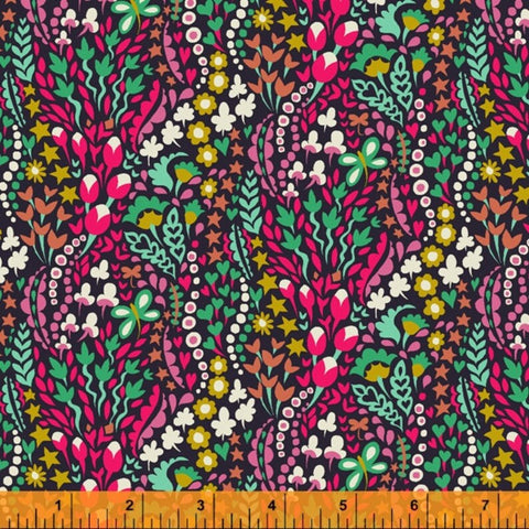 Eden by Sally Kelly for Windham Fabrics  - Flower Blanket (52809-3)