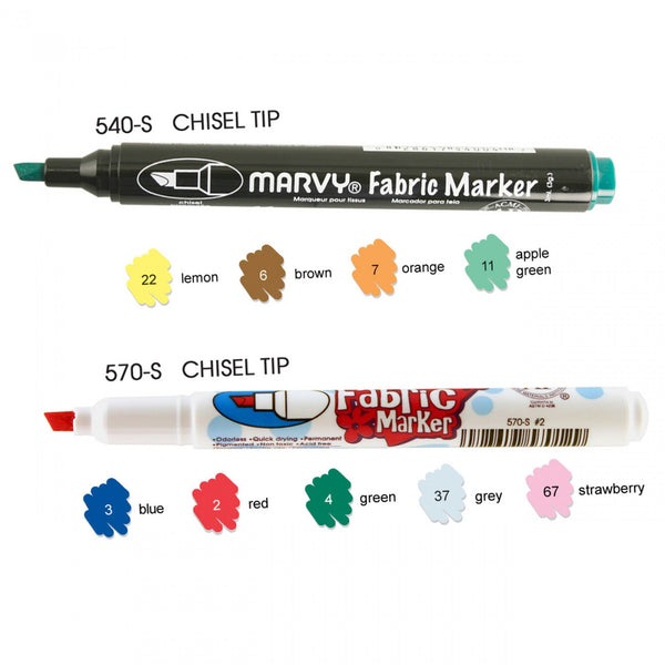 9 Piece Fabric Marker Set by Susybee (540-570-9)