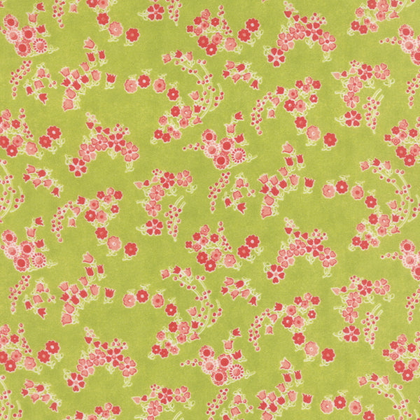 Little Ruby by Bonnie and Camille - Little Lady in Green FLANNEL (55136-14F)