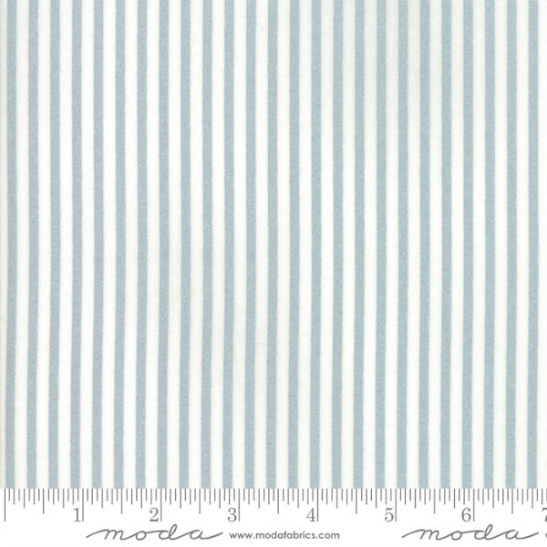 Vintage Holiday by Bonnie and Camille - Stripe in Grey Metallic (55168-18M)