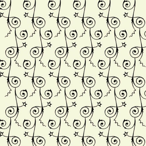 Sew Scary by Janet Wecker-Frisch - Eggshell Swirly Stripe (23862-E)