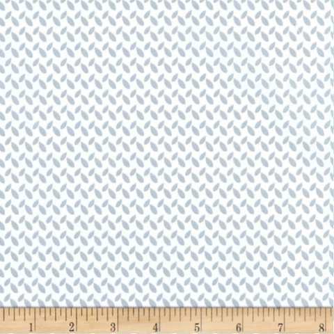 Friendship Forest by Kanvas Studio - Mini Geo Leaf in Grey (8947-11)
