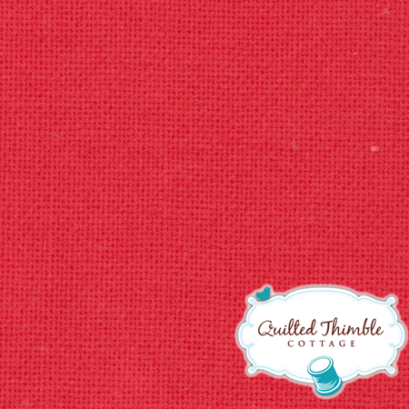 Bella Solids by Moda Fabrics - Bettys Red (9900-123)