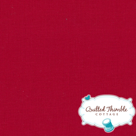 Bella Solids by Moda Fabrics - Christmas Red (9900-16)
