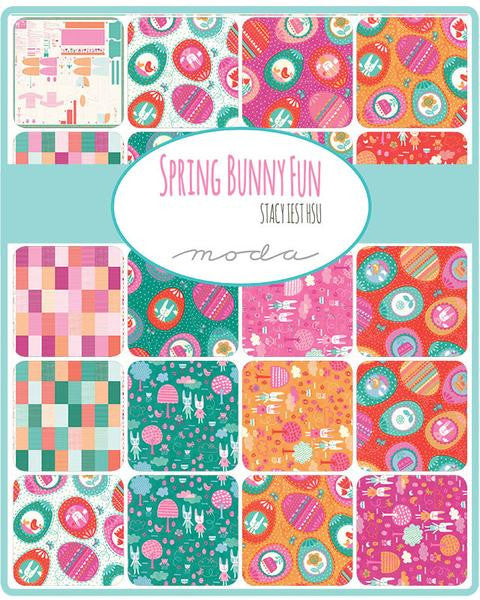 Spring Bunny Fun by Stacy Iest Hsu - Patchwork in Petunia (20541-12)
