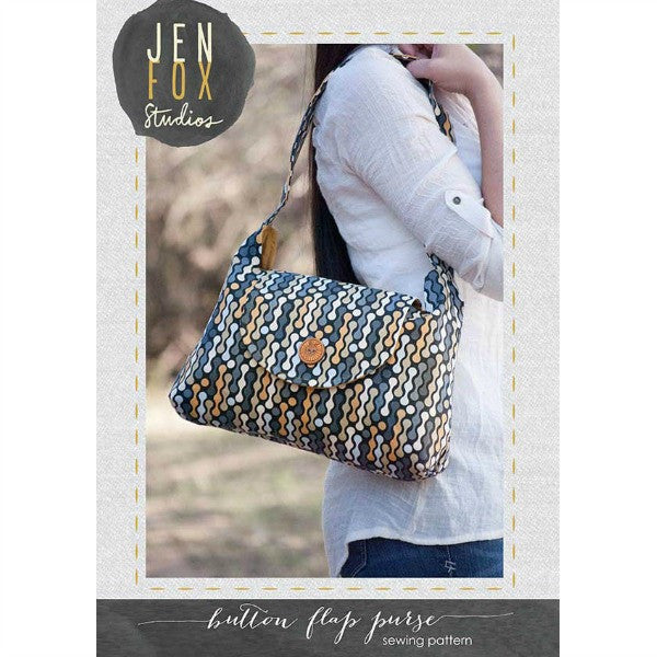 Pattern - Bottom Flap Purse by Jen Fox Studios (JG-007)