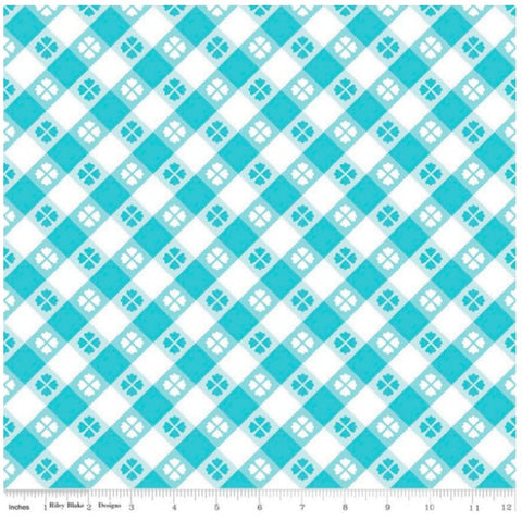 Glamper-licious by Samantha Walker - Glamper Picnic in Aqua (C6312-AQUA)