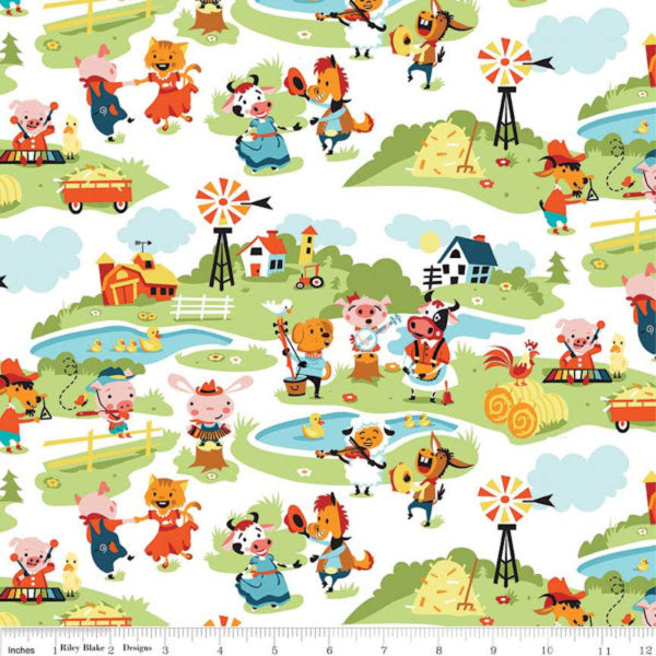 Harmony Farm by Shawn Wallace - (C6690-WHITE)