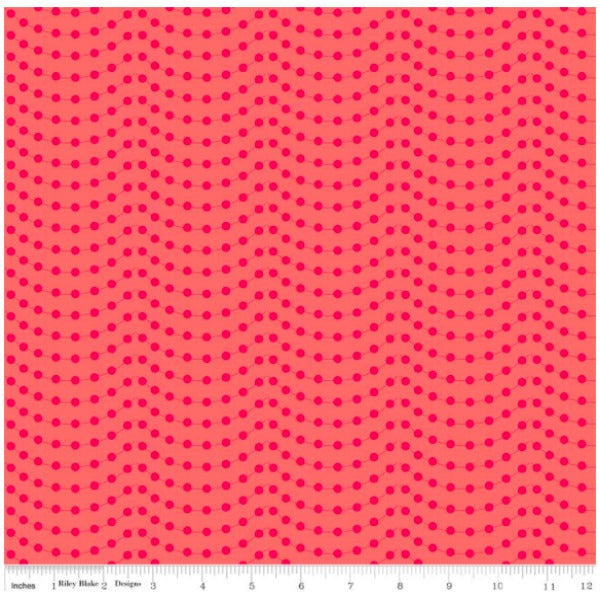 Just Sayin' by My Minds Eye - Just Sayin' Dots in Dark Pink (C6894-DKPINK)