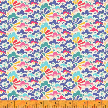 Eden by Sally Kelly for Windham Fabrics - Cloud Puff in Cream (52807-1)