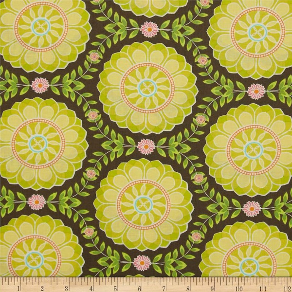 Helen's Garden by Tamara Kate - Dahlia Medallion in Mineral (DC6191-MINE-D)
