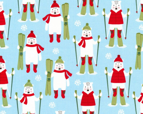 Frosty Friends by Andie Henna -Polar Bars Skiing (16656)