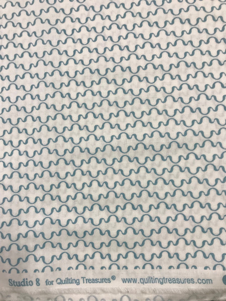 Metro - Geometric Lines Squiggles Quilting Treasures Fabrics (22978-Q)