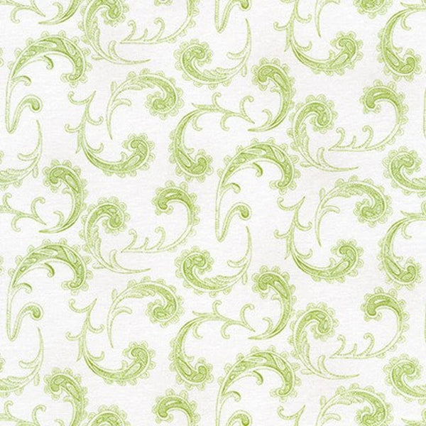 Green Scroll - A Flowerhouse Collection by Debbie Beaves (19896)