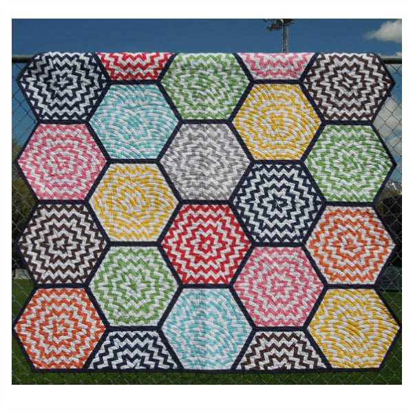 Pattern - Hexagon Chevron by Nellie's Needle Quilt Patterns (NN-327)