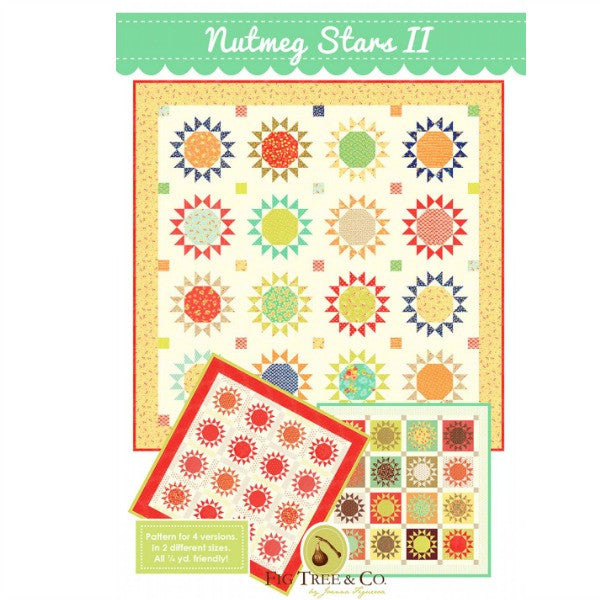 Pattern - Nutmeg Stars II by Fig Tree and Co