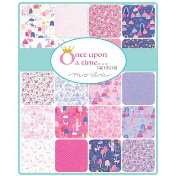 Once Upon a Time by Stacy Iest Hsu - Castle on the Hill in White and Periwinkle (20595-21)