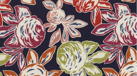 Oh Happy Day by Dear Stella - Roses Indigo (STELLA-334-INDIGO)