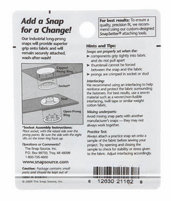 Snap Size 16 Silver Capped Prong (21162SS)