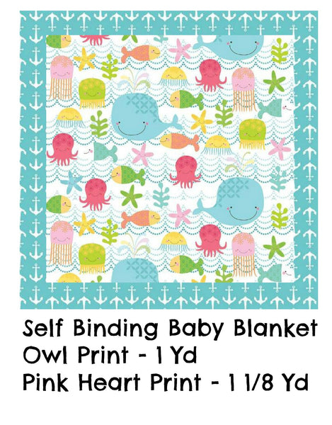 Self Binding Baby Blanket Kit