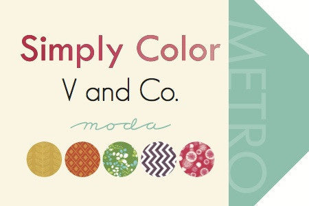Simply Color by V and Co - Dotted Zig Zag White Sweet Tangerine (10804-16)