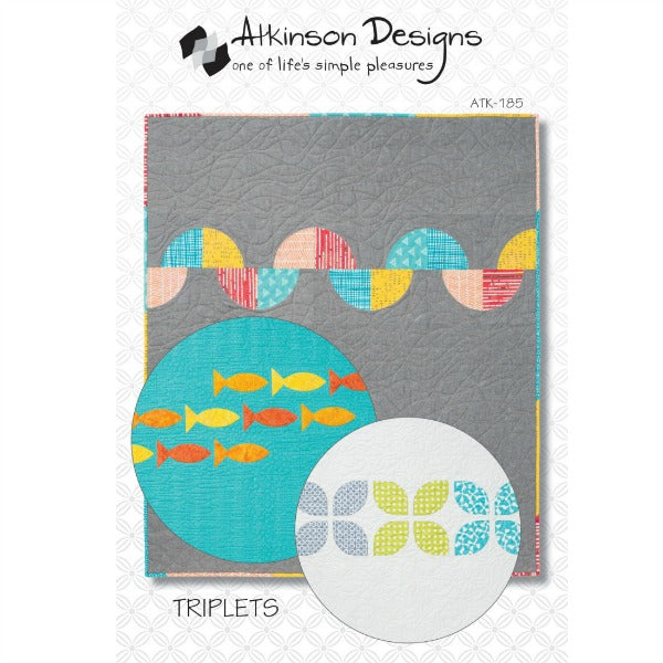 Pattern - Triplets by Atkinson Designs (ATK-185)