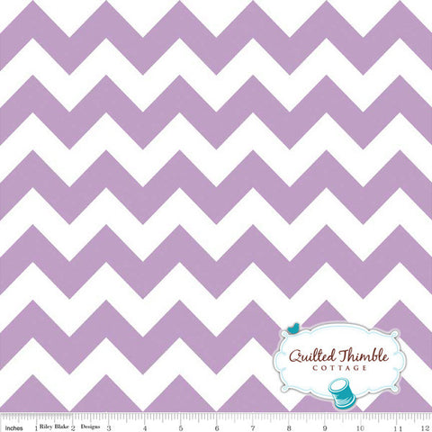 Chevrons by Riley Blake Designs - Medium Lavender (C320-120)