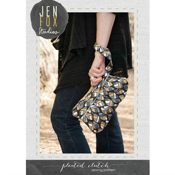 Pattern - Pleated Clutch by Jen Fox Studios (JG-005)