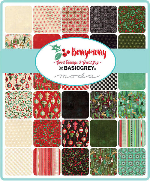 Berry Merry by BasicGrey - Tile in Mint (30474-15)