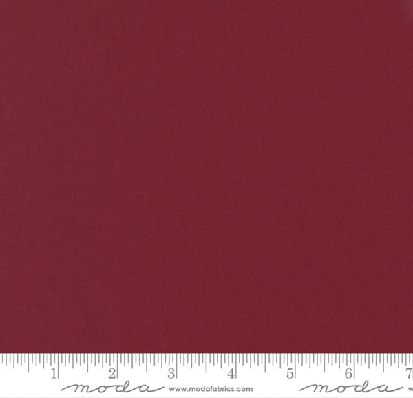 Bella Solids by Moda Fabrics - Kansas Red (9900-150)