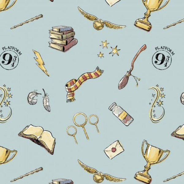 Camelot - Harry Potter, Aqua Watercolor Elements - (23800603-2)