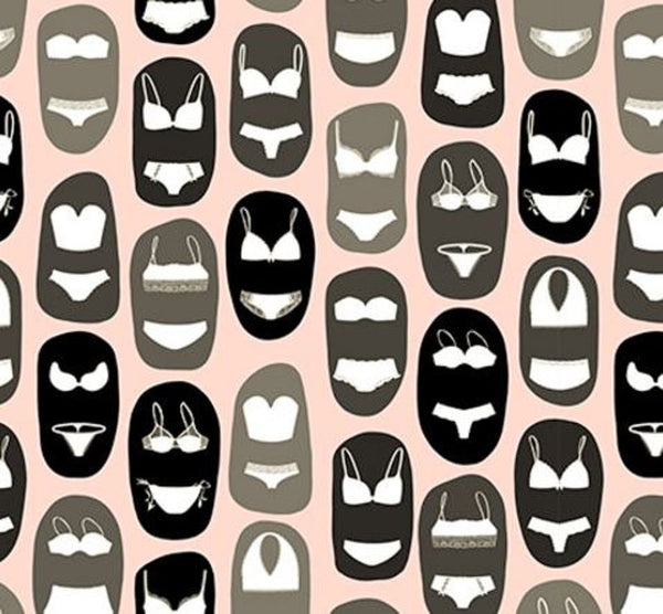 Ooh La La by Ink & Arrow for QT fabrics - Paired Undies (1649-24412-P)